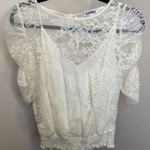 Express lace blouse